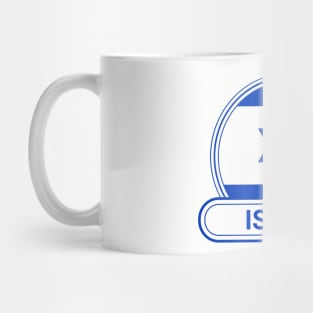 Israel Country Badge - Israel Flag Mug